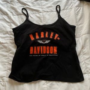 Vintage harley davidson tank